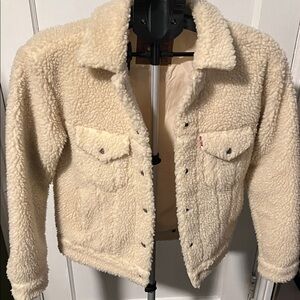 Levi's Beige Teddy Jacket